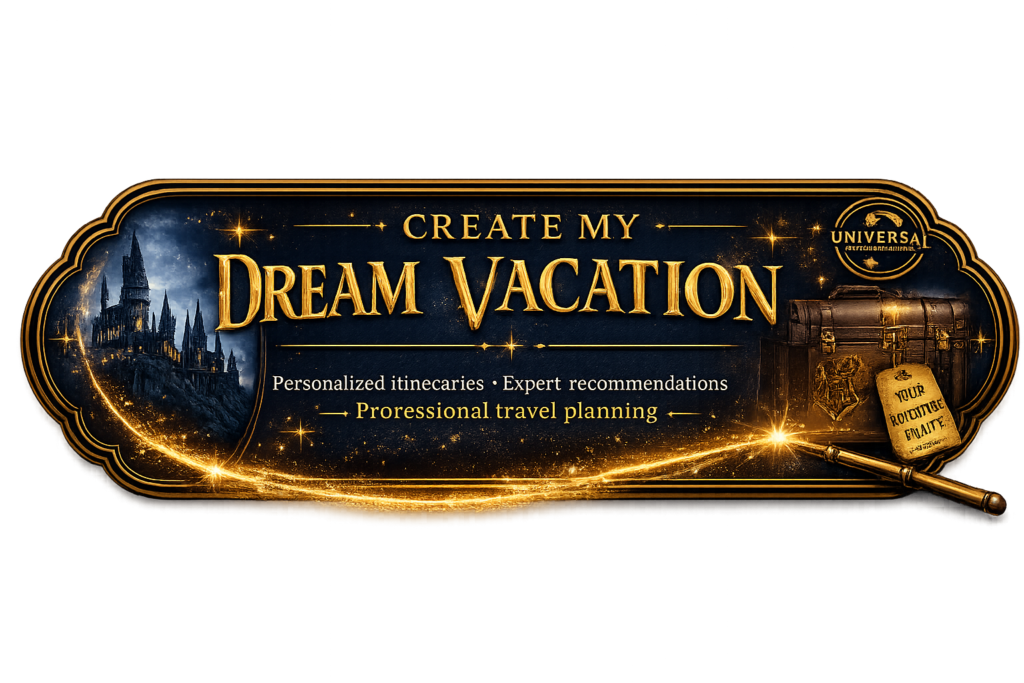 Create My Dream Vacation button inviting visitors to work with a travel specialist for personalized Florida vacation planning, custom itineraries, hotel recommendations, and unforgettable travel experiences.